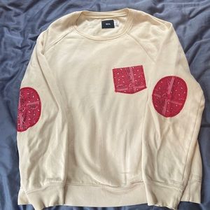 Urban Outfitter BDG Large Crewneck Red Bandana Sweater